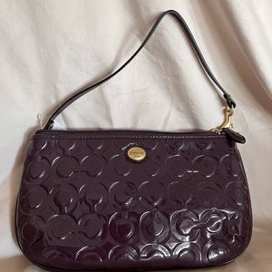 NWT Coach Patent Large Wristlet